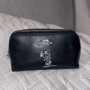COACH Rare X Peanut Snoopy Makeup Bag